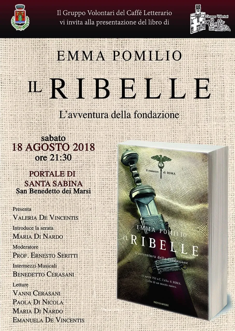 Presentazione del libro: Il Ribelle di Emma Pomilio