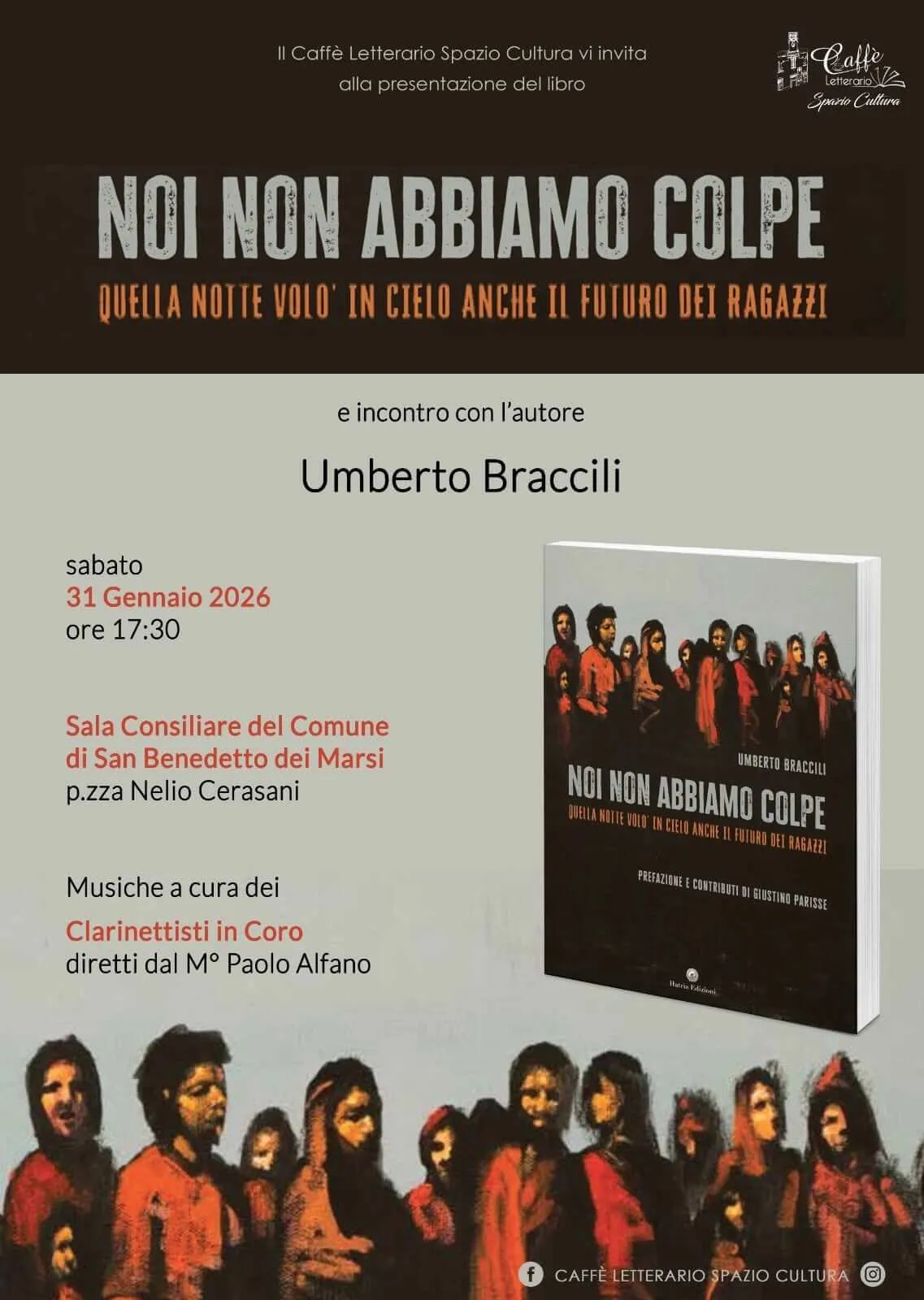 Presentazione del libro "Noi non abbiamo colpe" di Umberto Braccili