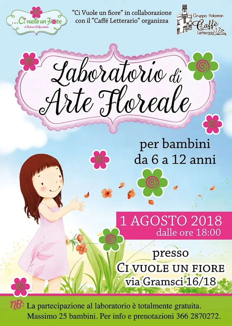 Laboratorio di Arte Floreale in collaborazione di Ci Vuole Un Fiore