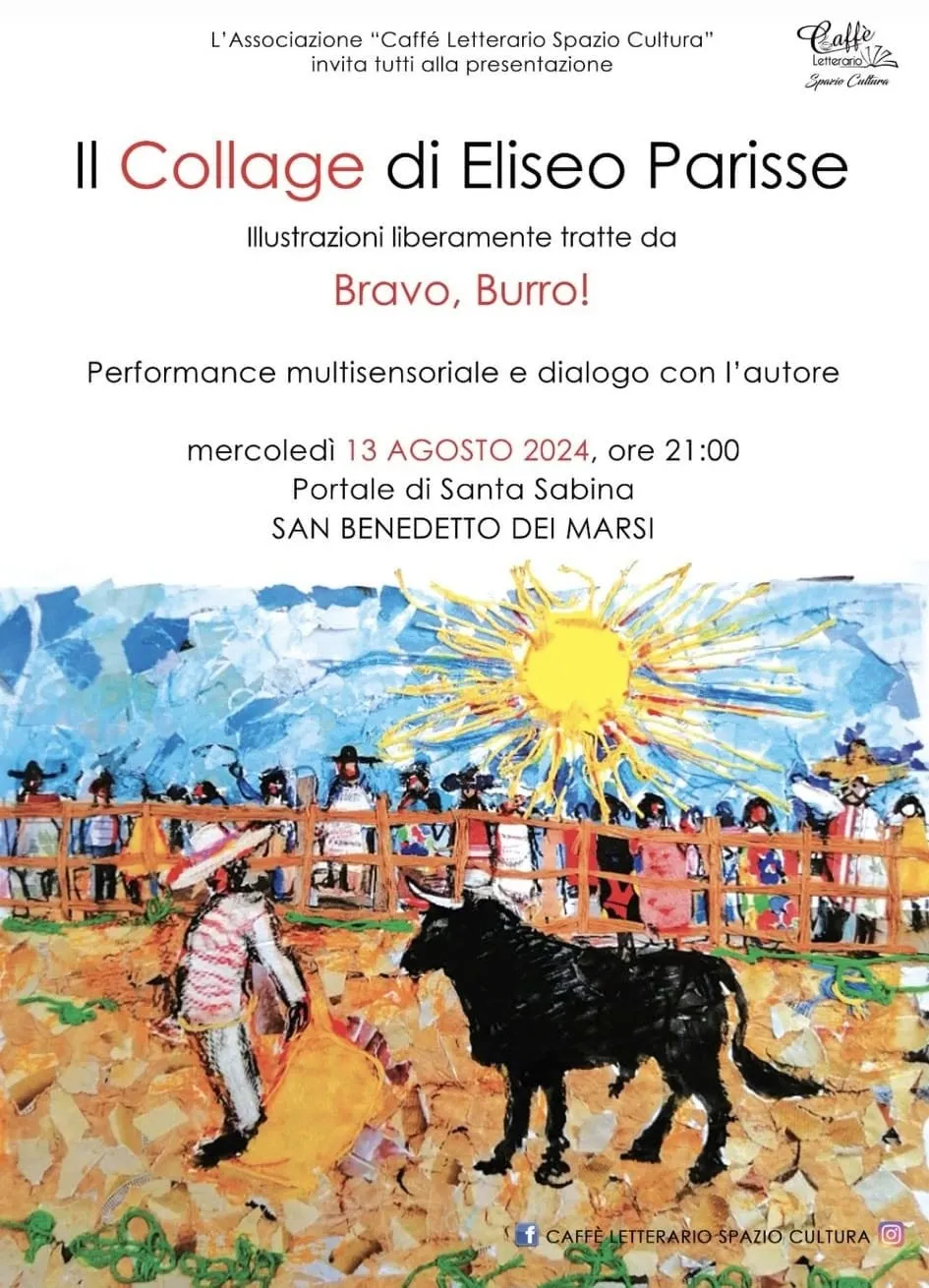 Il Collage di Eliseo Parisse, illustrazioni tratte da Bravo, Burro!