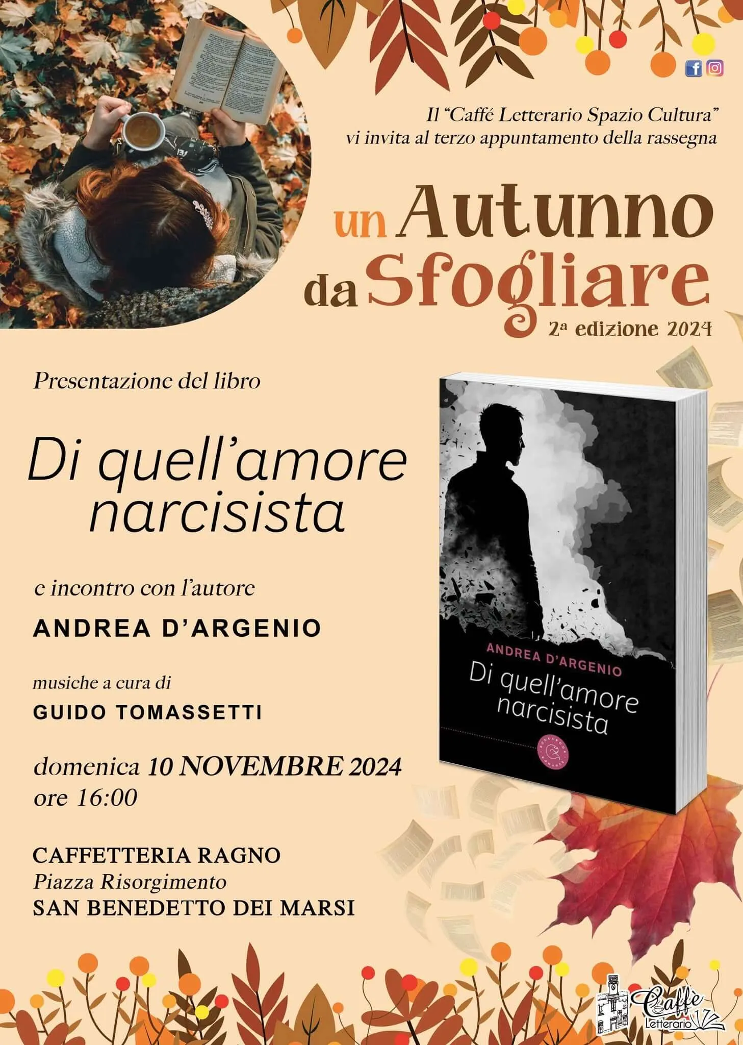 Presentazione del libro: Di quell'amore narcisista di Andrea D'Argenio