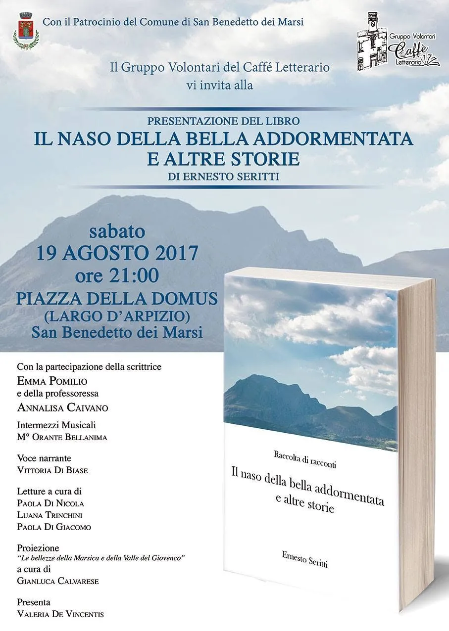 Presentazione del libro: Il Naso della Bella Addormentata e altre storie di Ernesto Seritti