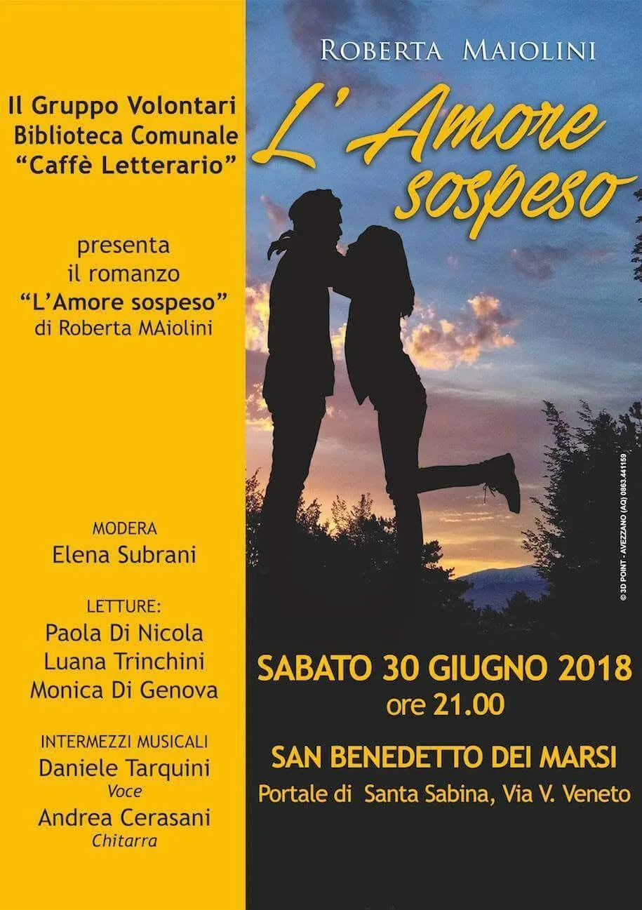 Presentazione del libro: L'Amore Sospeso di Roberta Maiolini