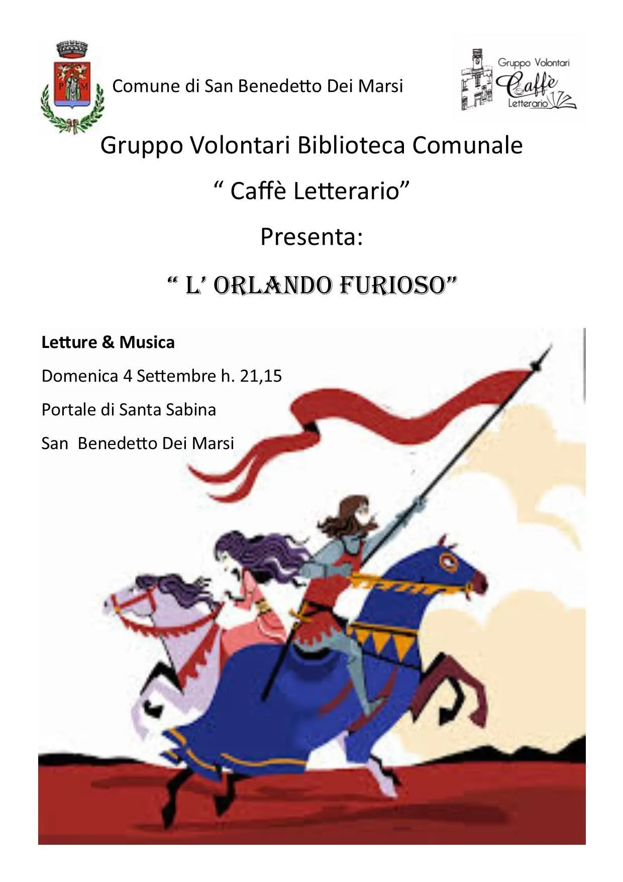 Letture e Musica: L'Orlando Furioso