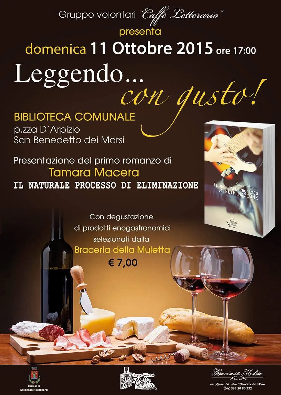 Presentazione del libro: Leggendo... con Gusto di Tamara Macera