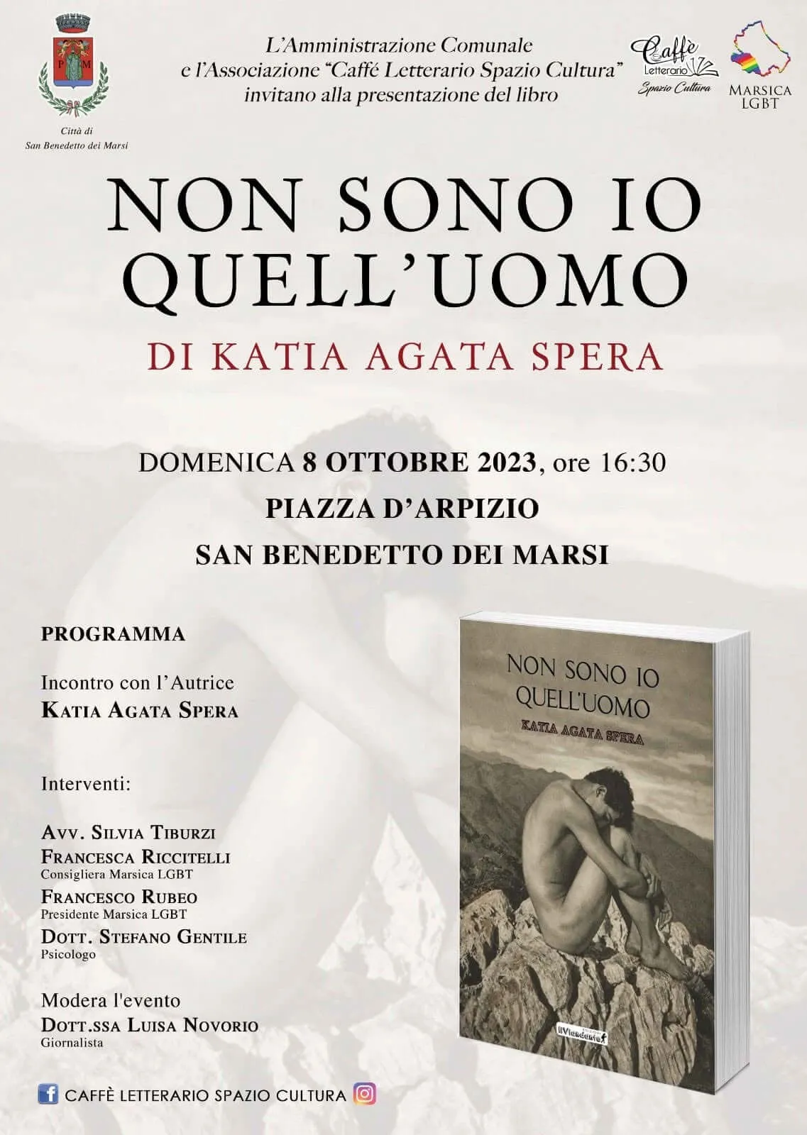 Presentazione del libro: Non sono io quell’uomo di Katia Agata Spera