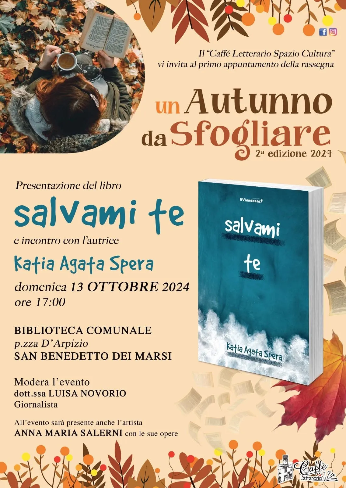 Presentazione del libro: Salvami Te di Katia Agata Spera