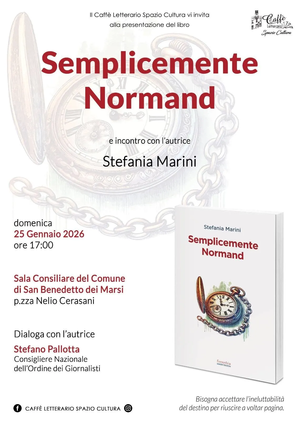 Presentazione del libro: Semplicemente Normand di Stefania Marini