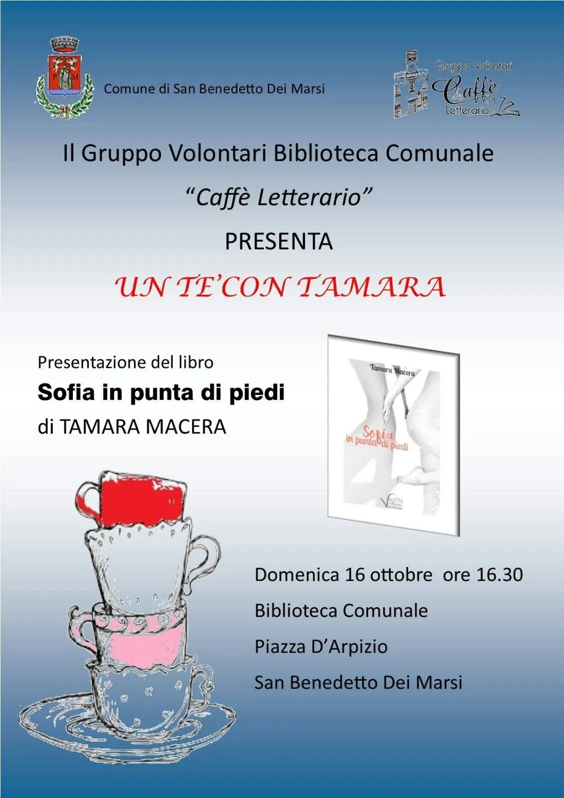 Presentazione del libro: Sofia in punta di piedi di Tamara Macera