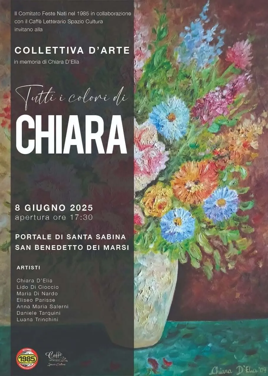 Mostra d'arte collettiva Tutti i Colori di Chiara in memoria di Chiara D'Elia