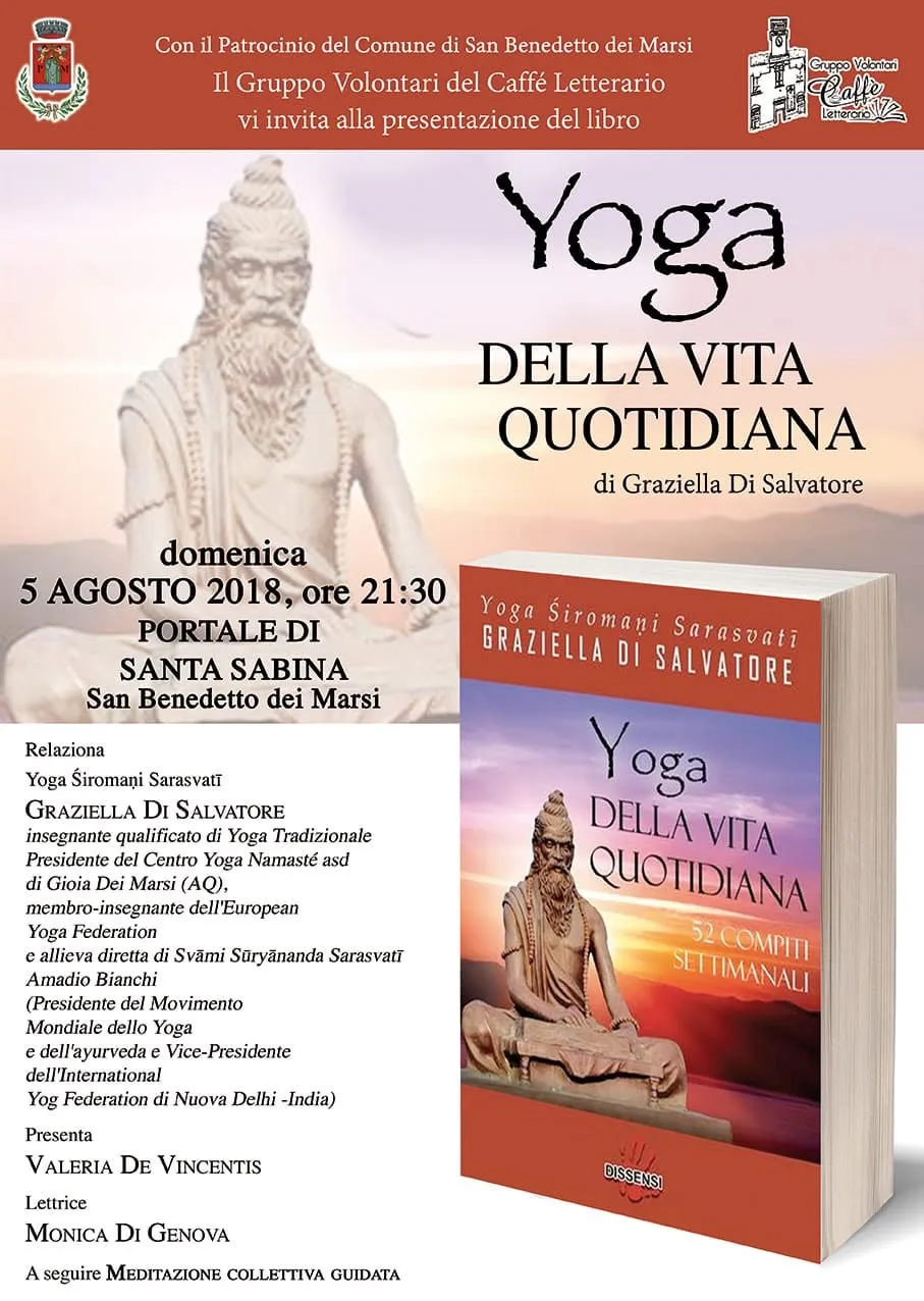 Presentazione del libro: Yoga della Vita Quotidiana di Graziella Di Salvatore